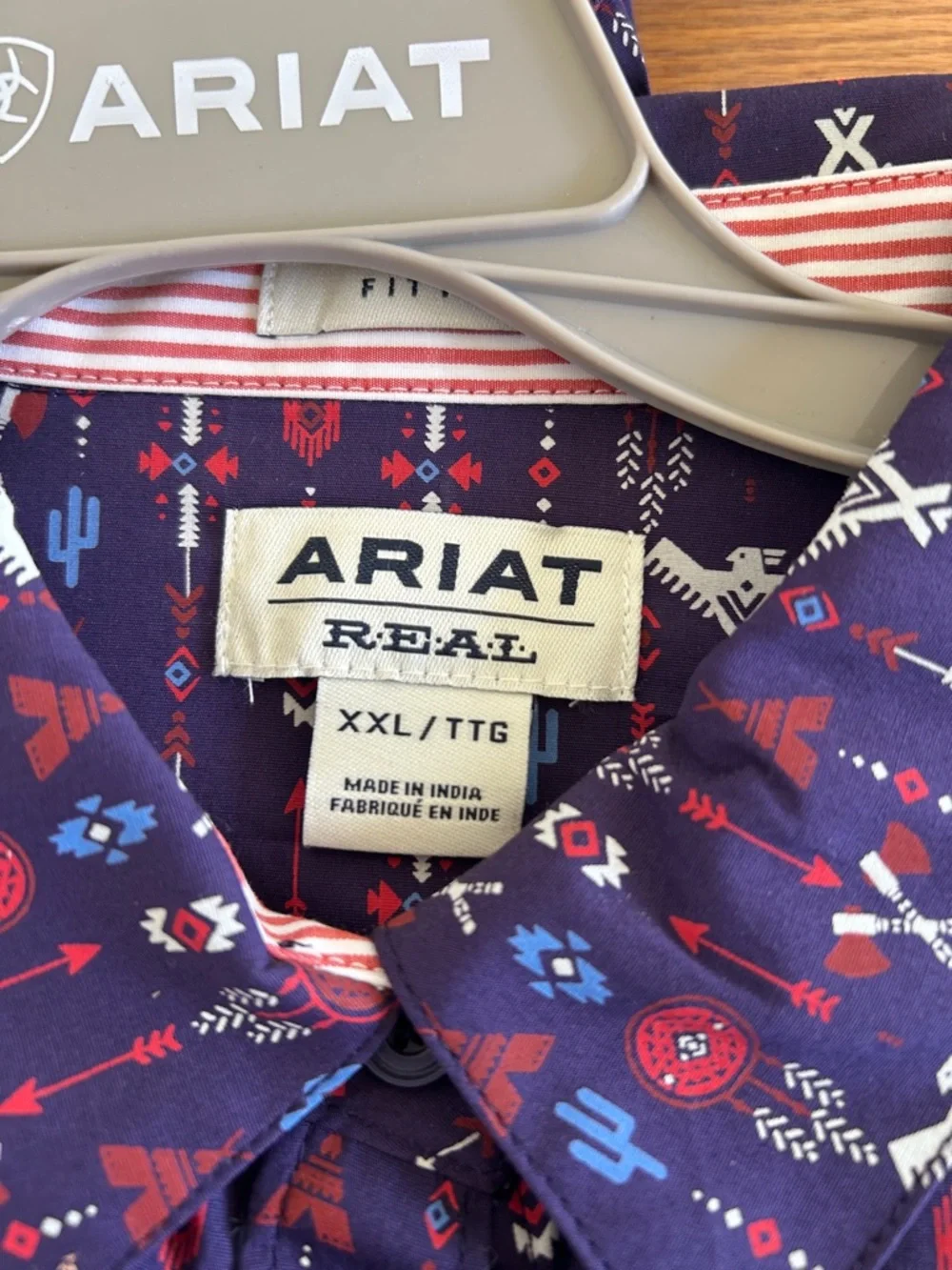 Ariat Kirby Long Sleeve Button Up Southwest Thunderbird Print Western Shirt - Picture 8 of 9